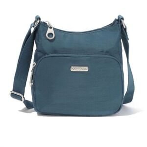 Baggallini Crossbody Bag Teal Blue Lightweight‎ Everyday Travel Handbag Purse